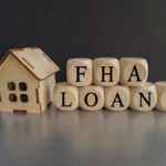 FHA federal housing administration loans written in wooden blocks